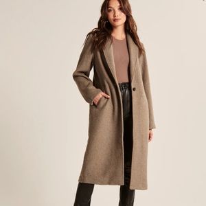 Abercrombie Wool-Blend Double Cloth Blanket Coat